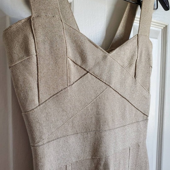 Guess by Marciano Champagne Bodycon Dress - Picture 2 of 5